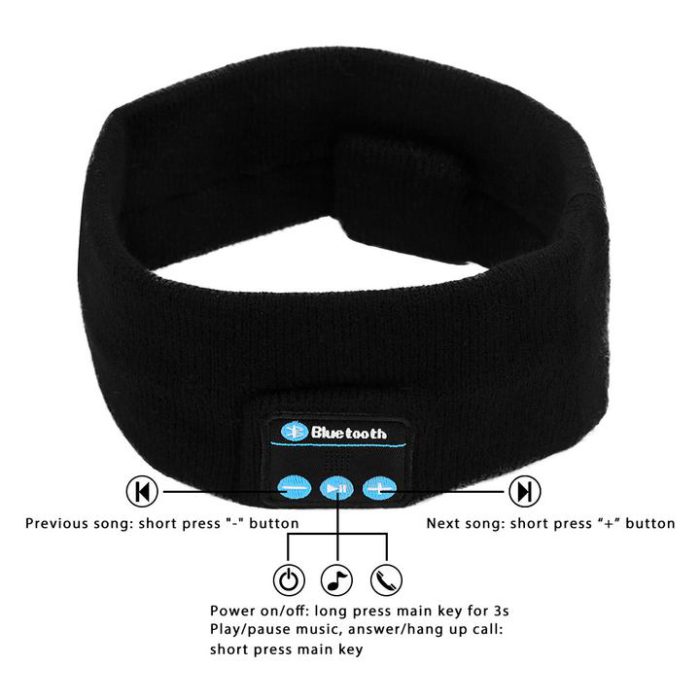 Bluetooth Audio Speaker Sports Sweatband Headwear Strap 7