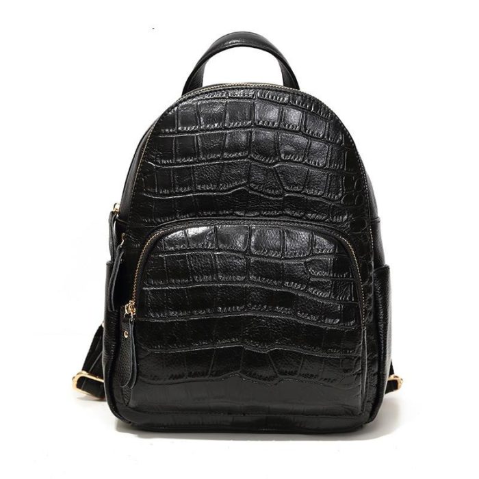 Crocodile Leather Backpack 1