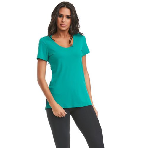 LMK T Shirt Spectral Body Turquoise Shirt Womens