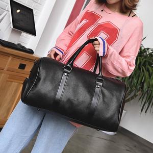 Pebbled Leather Weekend Bag Stylish Travel Bags Best Leather Duffle Bag 10