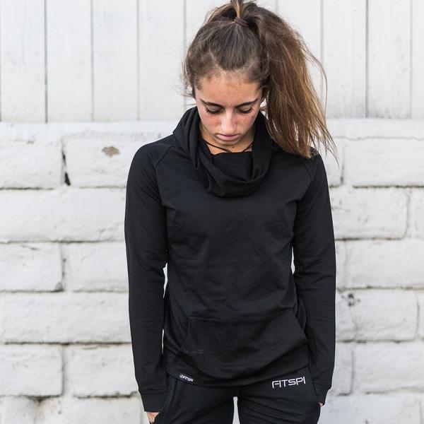 Ruffle_Neck_Top_Fitspi_Funnel_Neck_Hoodie