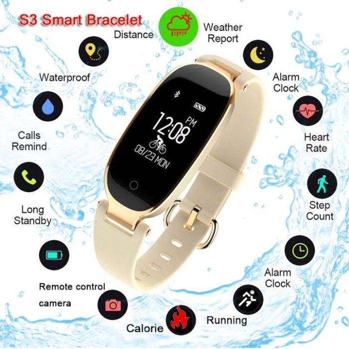 Womens Elegance Reloj Smartwatch Bluetooth Watch Android Smartwatch 2