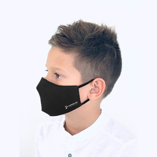 antiviral face mask for kids black