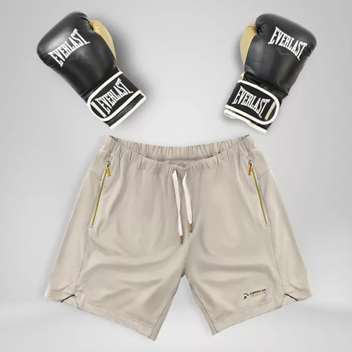copper fabric combat shorts