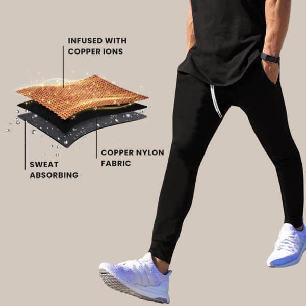 copper fabric jogger technology