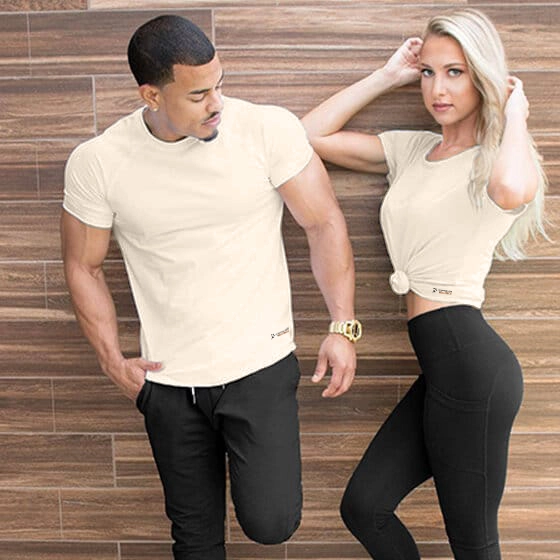 copper infused womens activewear shirt