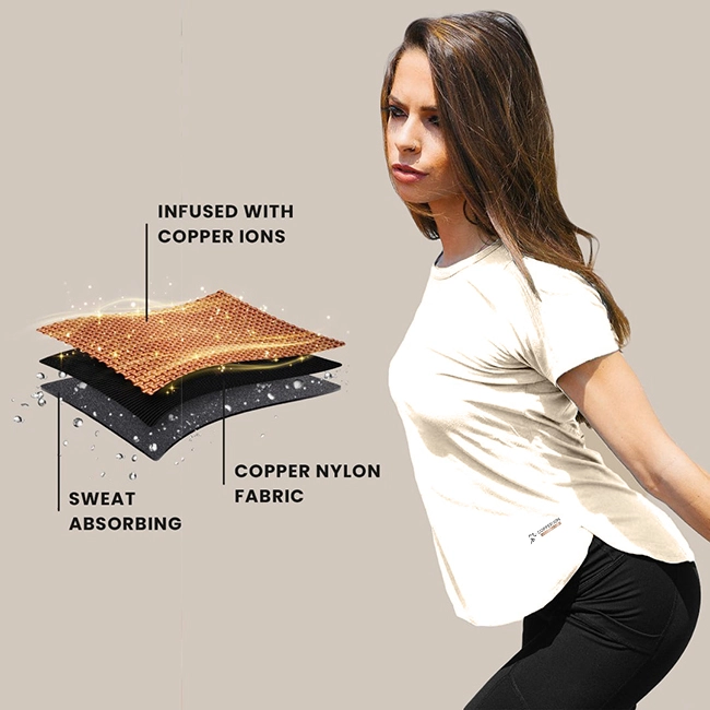 copper technology womens shirt