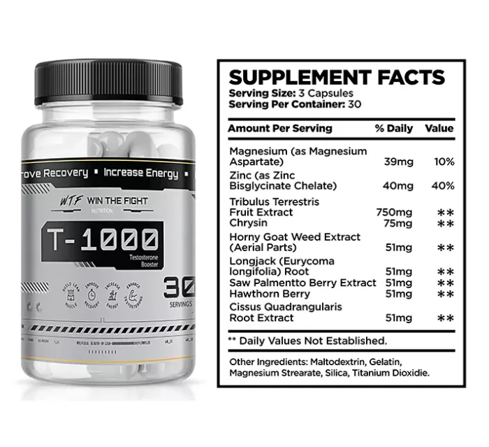 T100 Supplements Facts