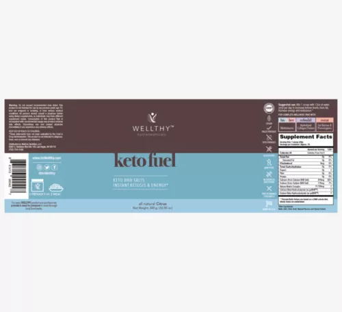 Keto Essentials – Rebuild & Keto Fuel Strawberry Kiwi Nutrition Facts