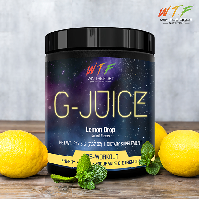 Lemon Flavor Pre workout energy drink
