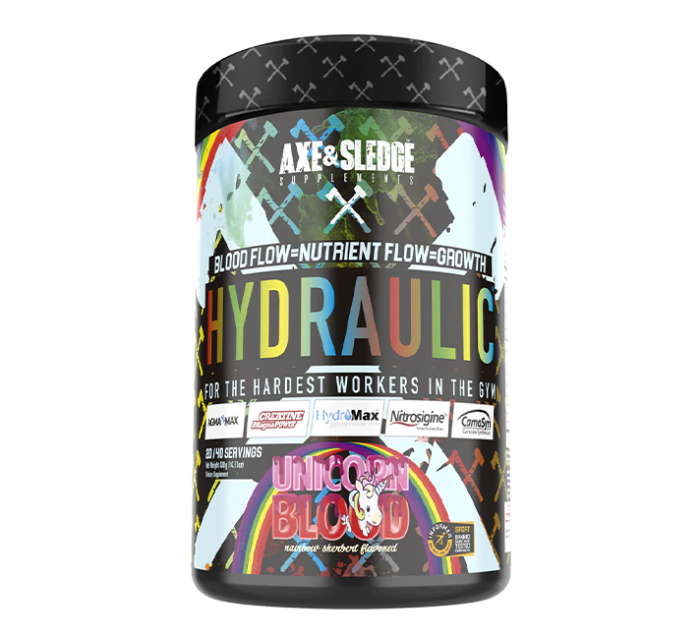 Axe And Sledge Hydraulic Unicorn Blood Pre Workout