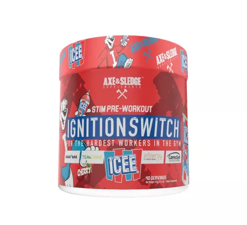 Axe  Sledge Ignition Switch Stim Pre Workout Icee Cherry