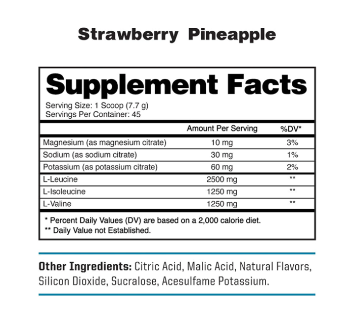 NutraOne AminoOne BCAA Strawberry Pineapple3