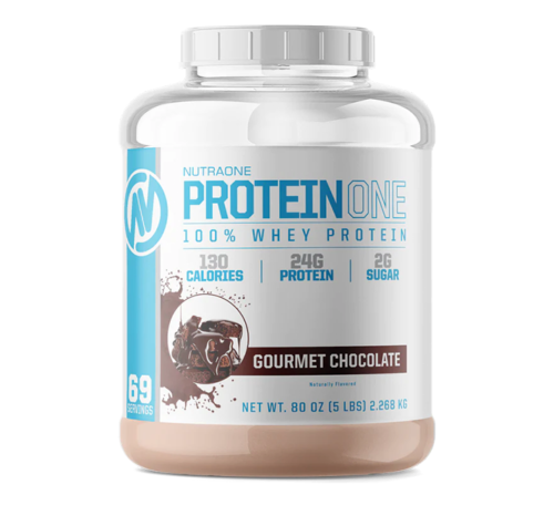 NutraOne ProteinOne Whey Protein Gourmet Chocolate 5lb