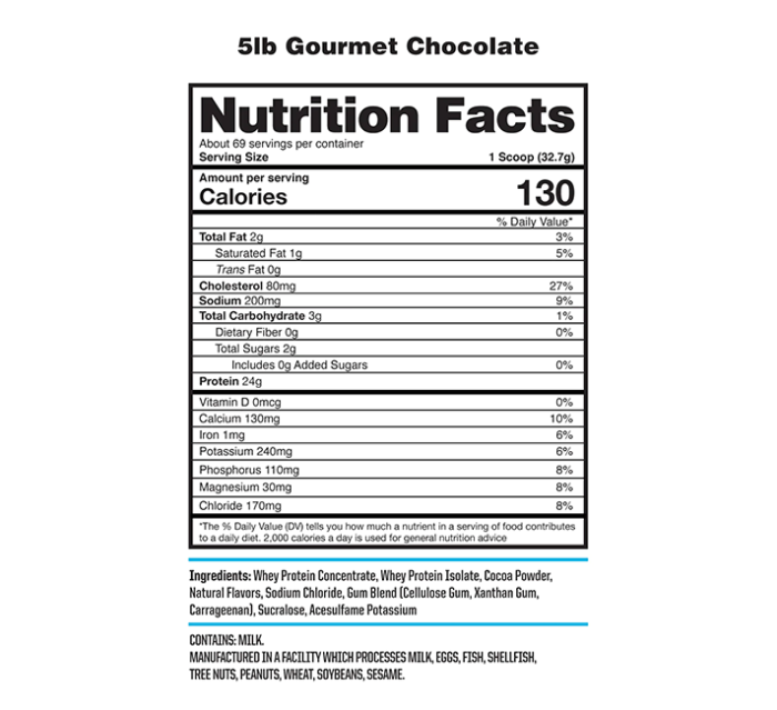 NutraOne ProteinOne Whey Protein Gourmet Chocolate 5lb2
