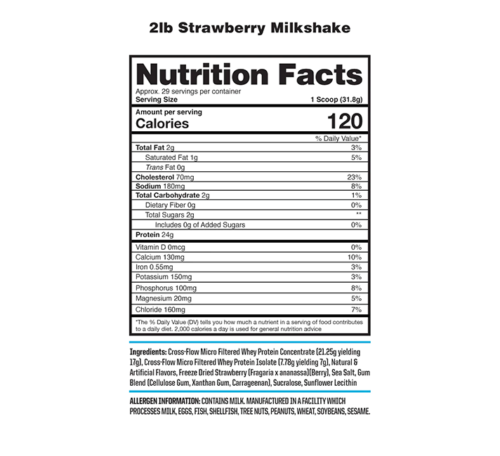 NutraOne ProteinOne Whey Protein Strawberry Milkshake2