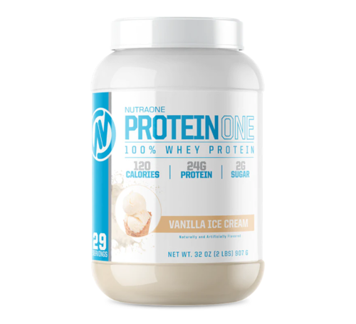 NutraOne ProteinOne Whey Protein Vanilla Ice Cream