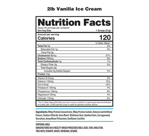 NutraOne ProteinOne Whey Protein Vanilla Ice Cream2