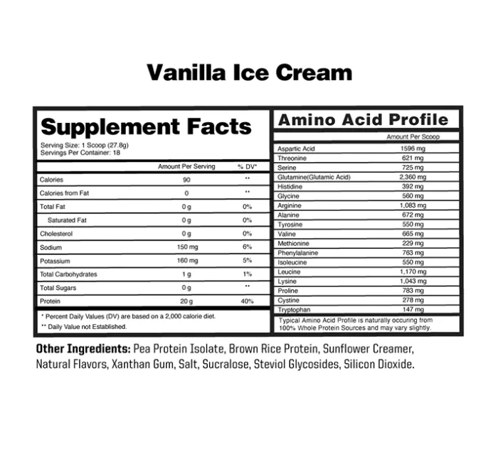 NutraOne Vegan Creations Protein Vanilla Ice Cream4